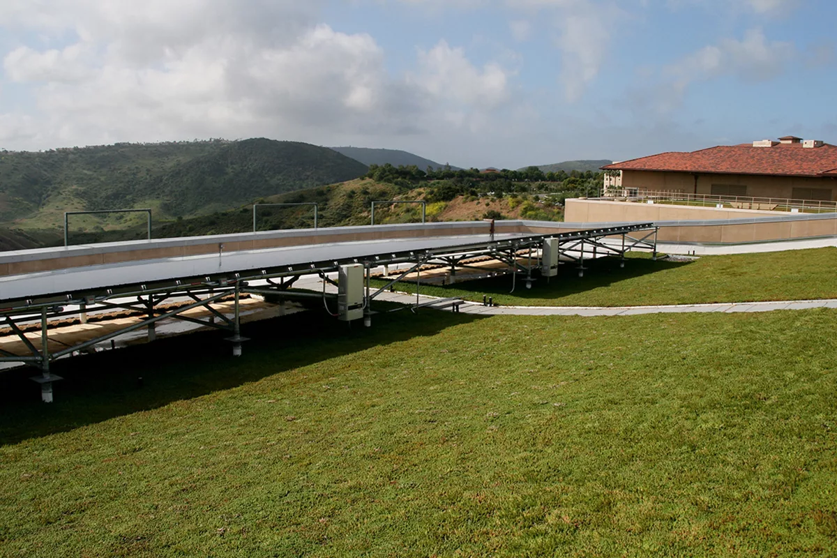 SOKA University Green Roof Controls Stormwater Run-Off and Harnesses the Power of the Sun