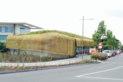 LiveRoof Installation by Stormwater360 in Auckland, New Zealand - 'The Cloak' Award-Winning Building