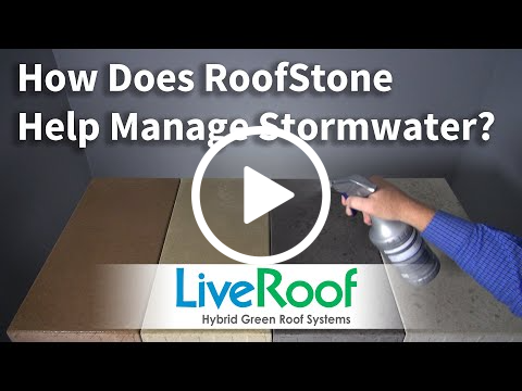 RoofStone Pavers - Video Demonstrating How They Aid in Stormwater Management