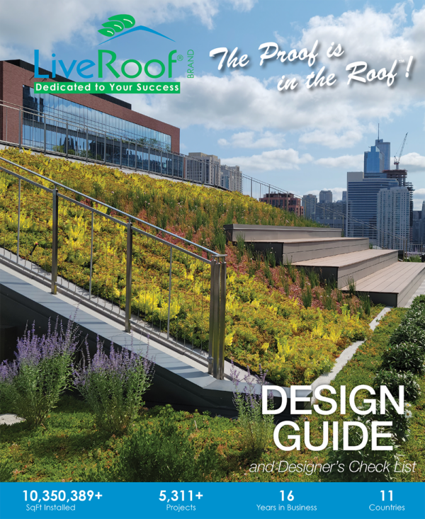 Front cover of the LiveRoof Design Guide